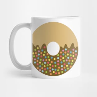 Donut Art Chocolate with Sprinkles Mug